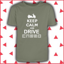 Keep Calm and Drive CN250 scooter vintage.