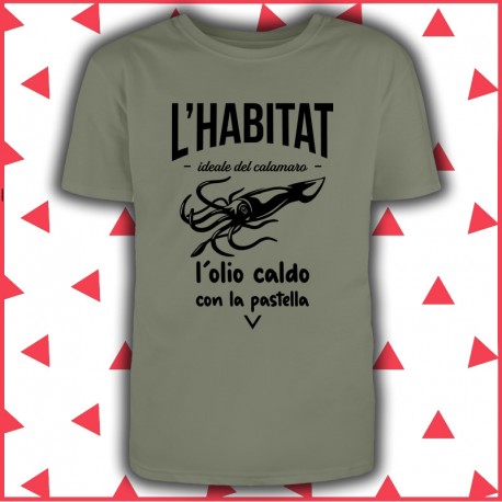 Pesca al Calamaro habitat naturale.