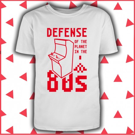 Defense in the 80s cabinet arcade.