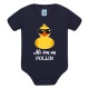 Pollin - body bambino pulcino in dialetto genovese