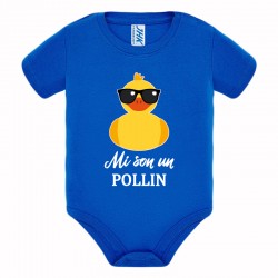 Pollin - body bambino pulcino in dialetto genovese