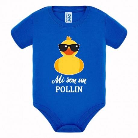 Pollin - body bambino pulcino in dialetto genovese