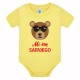 Sarvægo - Body bambino in dialetto genovese con Orsetto