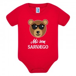 Sarvægo - Body bambino in dialetto genovese con Orsetto