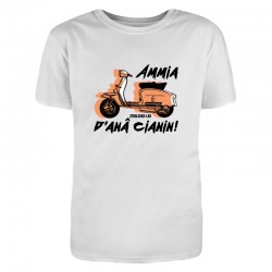 Lambretta innocenti vai piano in dialetto genovese.