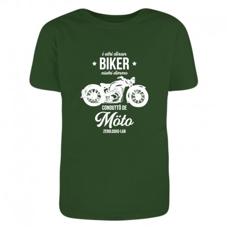 Motociclista in dialetto genovese.