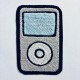 Patch ricamata iPod toppa ricamo.