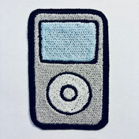 Patch ricamata iPod toppa ricamo.