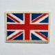 Patch ricamata bandiera Inghilterra toppa ricamo Union Jack.