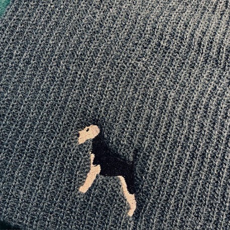 Cappellino con ricamo Cagnolino Fox Terrier.