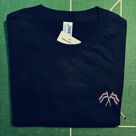 Maglietta Ricamo Bandiere Sampdoria.