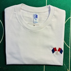 Maglietta ricamata bandiere Genoa Flag.