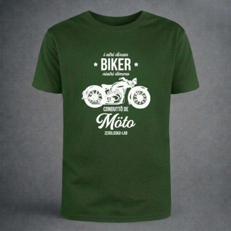 Motociclista in dialetto genovese.
